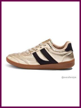 Women's Retro Sneakers Vintage Artificial Leather Chunky Sole Lace-Up Shoes